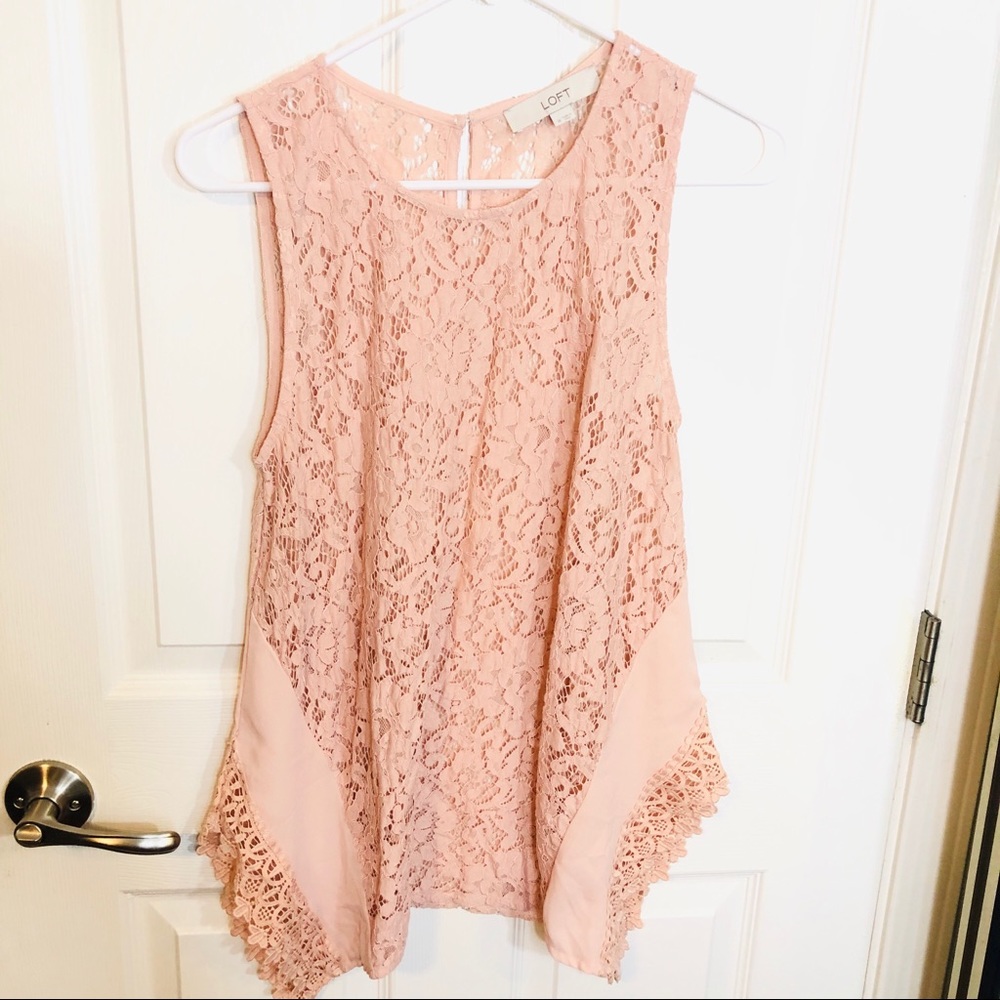 Beautiful Loft see thru blouse! Size M